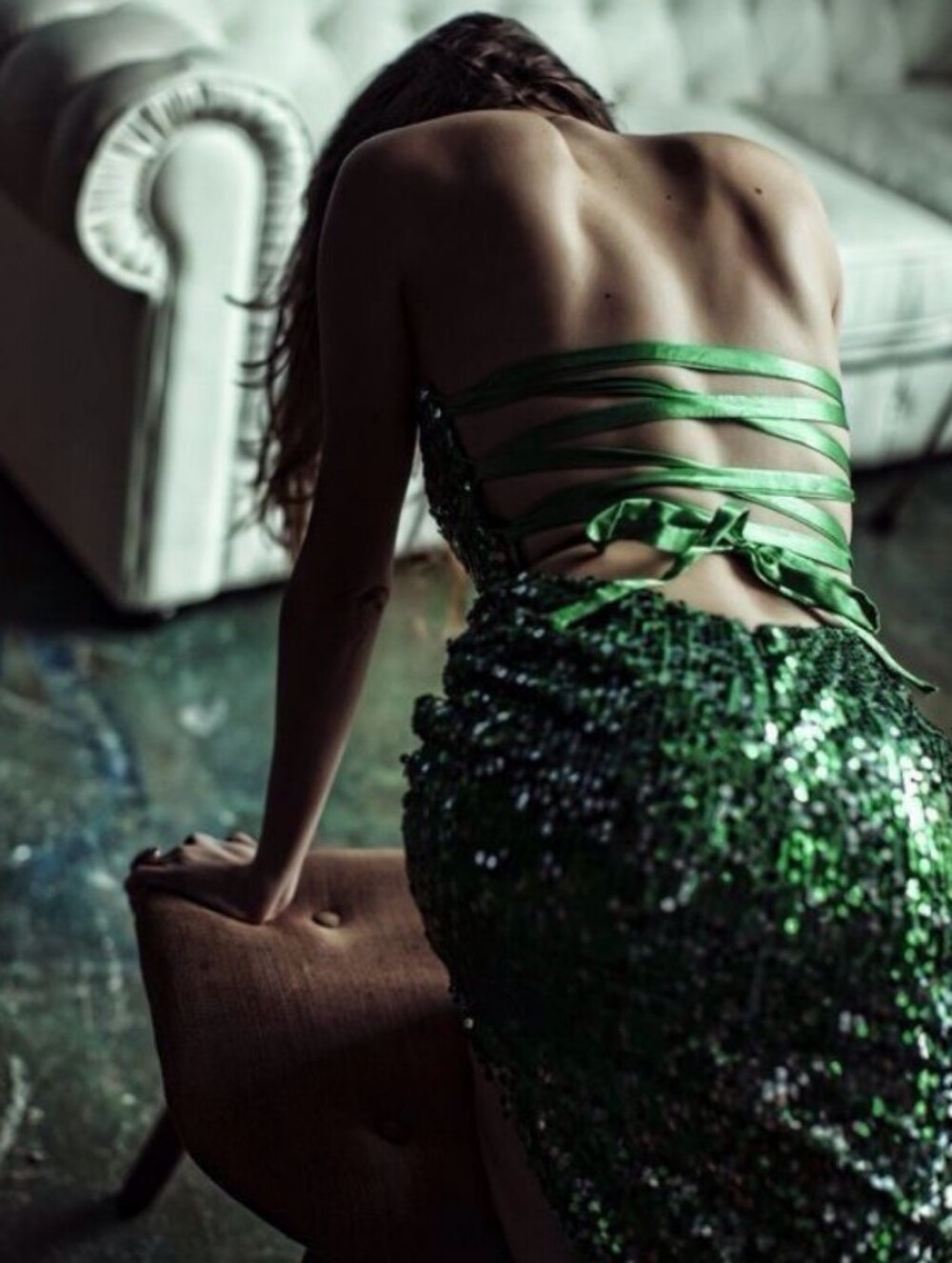 ASH HIGH END GLAM:Green Malachite-Pattern Women' BRACELET